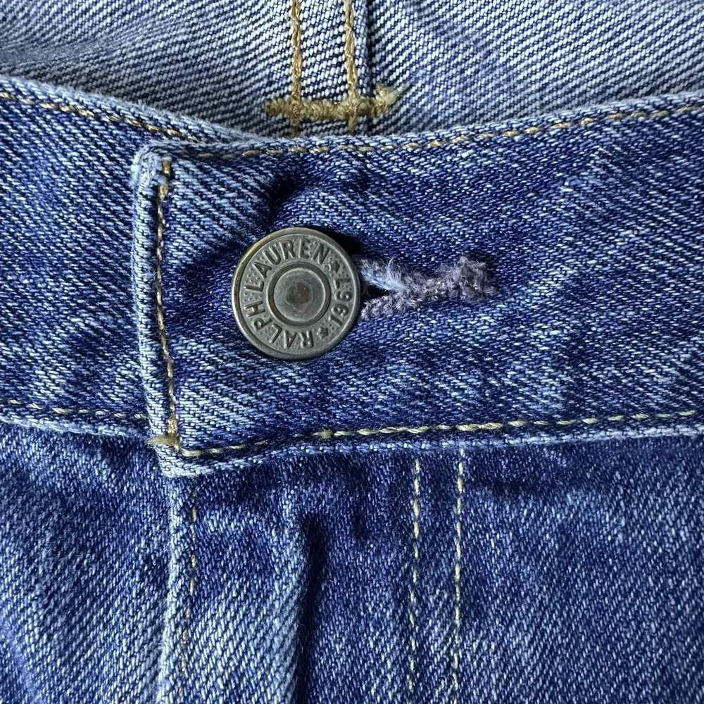 VTG Polo Ralph Lauren Men's 40x30 Medium Wash Denim Jeans Classic Fit‎ Workwear